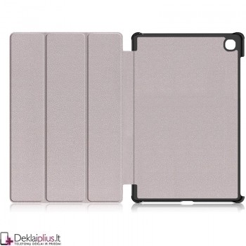Dirbtinės odos atverčiamas dėklas planšetei - bordo spalvos (Samsung Tab S6 Lite 10.4 (P610/P615)-S6 Lite 2022 (P613/P619)-Tab S6 Lite 2024 (P625/SM-P620NZAAEUE)